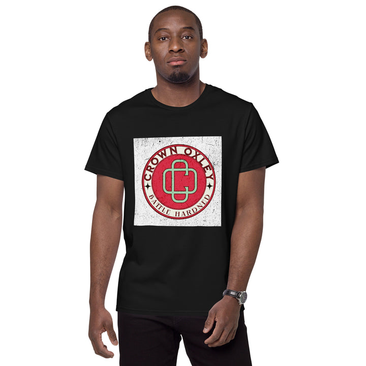 Men's premium cotton t-shirt - Crown Oxley